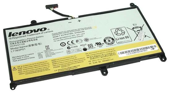 Аккумуляторная батарея для ноутбука Lenovo L11M2P01 IdeaPad S206 7.4V Black 3700mAh Orig Аккумуляторная батарея для ноутбука Lenovo L11M2P01 IdeaPad S206 7.4V Black 3700mAh Orig