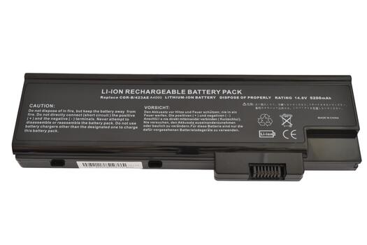 Аккумуляторная батарея для ноутбука Acer QC192 Aspire 1410 14.8V Black 5200mAhr - фото 4