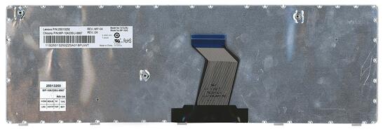 Клавиатура для ноутбука Lenovo IdeaPad (B570, V570, Z570, Z575) Black, (Blue Frame), RU - фото 3