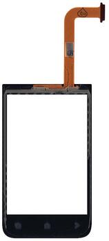 Тачскрин (Сенсорное стекло) для смартфона HTC Desire 200 черный - фото 2