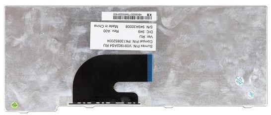Клавиатура для ноутбука Acer Gateway LT10, LT1000, LT1005, LT1005U, LT2003C, LT20, LT2000, LT2044u Black, RU - фото 3