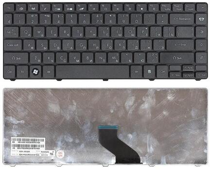 Клавиатура для ноутбука Acer Gateway NV49C, NV49 Black, RU - фото 6