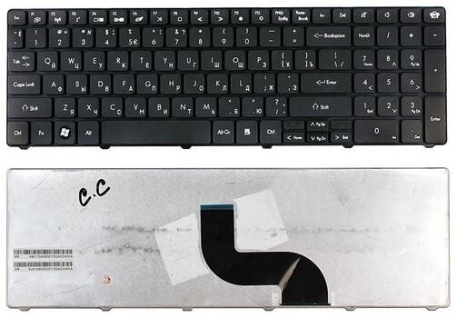 Клавиатура для ноутбука Acer Packard Bell ( TM81, TM82, TM86, TM87, TM89, TM94) Black, (No Frame), RU - фото 6