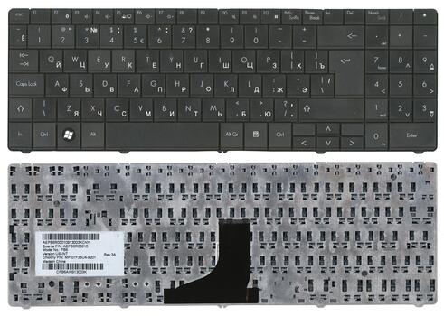 Клавиатура для ноутбука Acer Packard Bell (SL51) Black, RU (вертикальный энтер) Клавиатура для ноутбука Acer Packard Bell (SL51) Black, RU (вертикальный энтер)