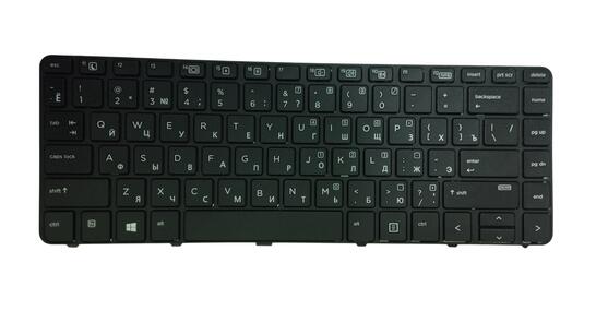 Клавиатура для HP ProBook (430 G3, 440 G3, 430 G4, 440 G4, 445 G3) Black, (Black Frame), RU - фото 6
