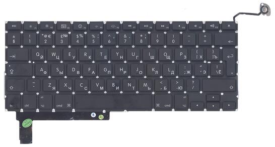 Клавиатура для ноутбука Apple MacBook Pro (A1286) (2011, 2012 года) с подсветкой (Light), Black, (No Frame), с (SD), RU (вертикальный энтер) Клавиатура для ноутбука Apple MacBook Pro (A1286) (2011, 2012 года) с подсветкой (Light), Black, (No Frame), с (SD), RU (вертикальный энтер) - фото 2