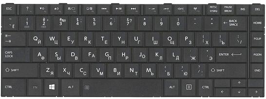 Клавиатура Toshiba Satellite (C800, C805, L800, L805, L830, L835, M800, M805) Black, RU - фото 7
