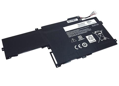 Аккумуляторная батарея для ноутбука Dell 5KG27 Inspiron 14-7437 7.4V Black 7800mAh Orig - фото 6