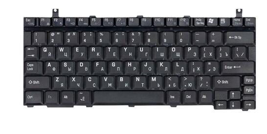 Клавиатура для Toshiba Portege (M200, M205, M400, 3500, S100, P100, R100, S100, M500, Satellite U200, U205) Black, RU - фото 2