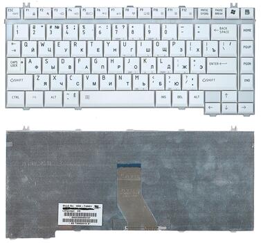 Клавиатура для Toshiba Qosmio (F20, F25, F30, G20, G25, G30, G35) White, RU Клавиатура для Toshiba Qosmio (F20, F25, F30, G20, G25, G30, G35) White, RU