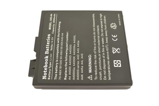 Аккумуляторная батарея для ноутбука Asus A42-A4 14.8V Black 5200mAh OEM - фото 4