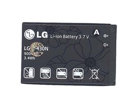 Аккумуляторная батарея для смартфона LG LGIP-330N GB230, GD350 3.7V Black 900mAh 3.4Wh Аккумуляторная батарея для смартфона LG LGIP-330N GB230, GD350 3.7V Black 900mAh 3.4Wh