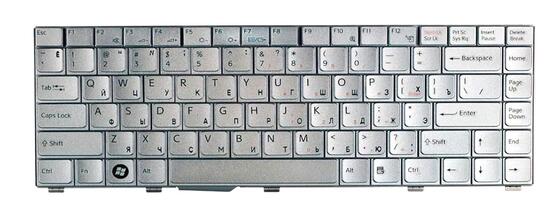Клавиатура для ноутбука Sony Vaio (VGN-SZ) Silver, RU Клавиатура для ноутбука Sony Vaio (VGN-SZ) Silver, RU - фото 2