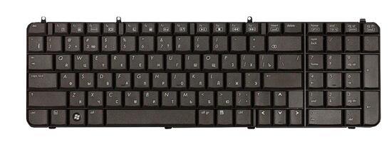 Клавиатура для ноутбука HP Pavilion (DV9000) Black, (Black Frame) RU - фото 2
