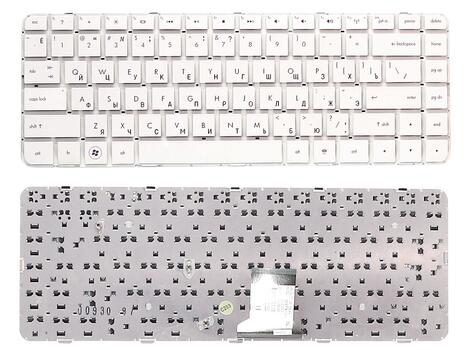 Клавиатура для ноутбука HP Pavilion DM4-1000, DV5-2000, DV5-2100 White, (No Frame) RU