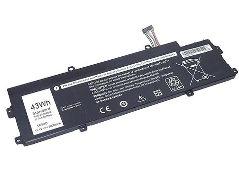 Аккумуляторная батарея для ноутбука Dell 5R9DD Chromebook 11 3120 11.1V Black 3800mAh Orig