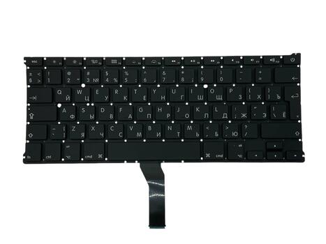Клавиатура для ноутбука Apple MacBook Air 2011+ (A1369) с подсветкой (Light), Black, (No Frame), RU (вертикальный энтер) - фото 6