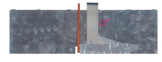 Клавиатура для ноутбука Toshiba Satellite P870, P870D, P875, P875D с подсветкой (Light), Black, (Gray Frame) RU - фото 3