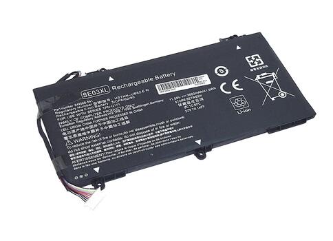 Аккумуляторная батарея для ноутбука HP SE03 Pavilion 14 11.55V Black 3600mAh OEM Аккумуляторная батарея для ноутбука HP SE03 Pavilion 14 11.55V Black 3600mAh OEM