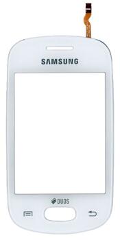 Тачскрин (Сенсорное стекло) для смартфона Samsung Galaxy Star GT-S5280 белый Тачскрин (Сенсорное стекло) для смартфона Samsung Galaxy Star GT-S5280 белый