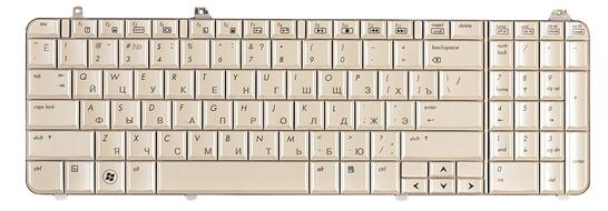 Клавиатура для ноутбука HP Pavilion DV6-1000 DV6-2000 White, RU Клавиатура для ноутбука HP Pavilion DV6-1000 DV6-2000 White, RU - фото 2