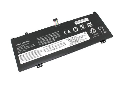 Аккумуляторная батарея для ноутбука Lenovo L18D4PF0 ThinkBook 13s 15.2V Black 2900mAh