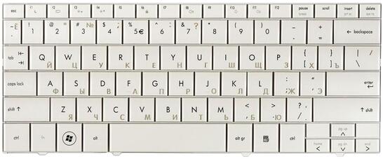 Клавиатура для ноутбука HP Compaq (Mini 110) White, RU - фото 2