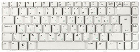 Клавиатура для ноутбука Asus (W3, W3J, A8, F8, N80) Silver, RU (вертикальный энтер) Клавиатура для ноутбука Asus (W3, W3J, A8, F8, N80) Silver, RU (вертикальный энтер) - фото 2