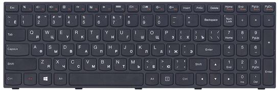 Клавиатура для ноутбука Lenovo IdeaPad G50-30, G50-45, G50-70, Z50-75, G50-70A, Z50-70, Z50-75, B50, B50-30, B50-45, B50-70, 500-15 Black, Black Frame RU - фото 7