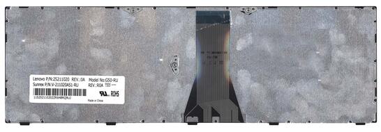 Клавиатура для ноутбука Lenovo IdeaPad G50-30, G50-45, G50-70, Z50-75, G50-70A, Z50-70, Z50-75, B50, B50-30, B50-45, B50-70, 500-15 Black, Black Frame RU - фото 8