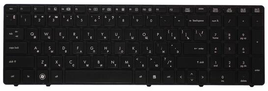 Клавиатура для ноутбука HP ProBook 6560b, 6565b, 6570B, 6575B, Elitebook 8560p, 8570p Black, (Black Frame) RU Клавиатура для ноутбука HP ProBook 6560b, 6565b, 6570B, 6575B, Elitebook 8560p, 8570p Black, (Black Frame) RU - фото 2