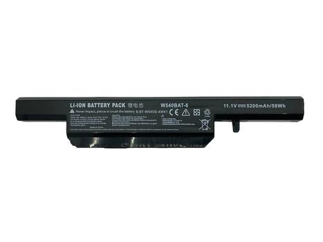 Аккумуляторная батарея для ноутбука Clevo W540 M72 11.1V Black 5200mAh OEM Аккумуляторная батарея для ноутбука Clevo W540 M72 11.1V Black 5200mAh OEM