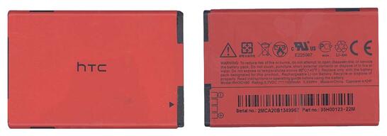Аккумуляторная батарея для смартфона HTC BA S390 Evo 4G 3.7V Red 1500mAh 5.55Wh