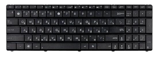 Клавиатура Asus K53 N53 X52N Black RU Клавиатура Asus K53 N53 X52N Black RU - фото 2