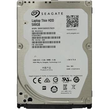 Жесткий диск для ноутбука HDD 2,5&quot; 500GB Seagate ST500LM021