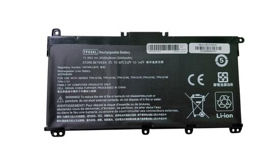 Аккумуляторная батарея для ноутбука HP TF03 TPN-C131 11.55V Black 3000mAh OEM