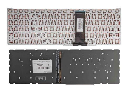 Клавиатура для ноутбука Acer Nitro 5 AN515-54 с подсветкой (Light Red), Black, (No Frame), RU - фото 7