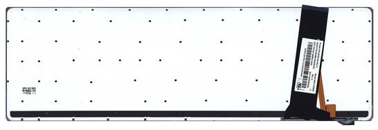 Клавиатура для ноутбука Asus (N56) с подсветкой (Light) Black, RU с красной подсветкой - фото 3