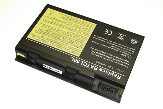 Аккумуляторная батарея для ноутбука Acer BATCL50L Travelmate 291 14.8V Black 4400mAh OEM Аккумуляторная батарея для ноутбука Acer BATCL50L Travelmate 291 14.8V Black 4400mAh OEM