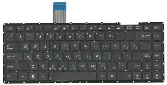 Клавиатура для ноутбука Asus VivoBook (X401) Black, (No Frame), RU - фото 2