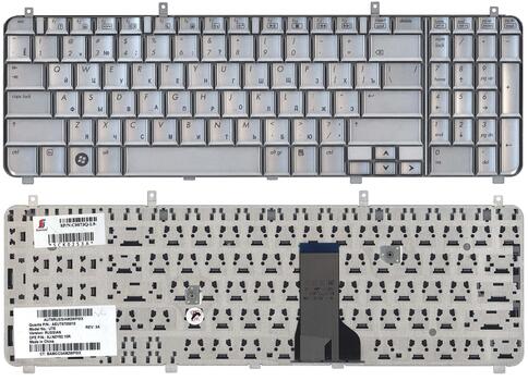 Клавиатура для ноутбука HP Pavilion (HDX16), Silver, RU
