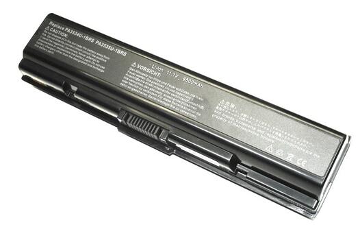 Усиленная аккумуляторная батарея для ноутбука Toshiba PA3534U Satellite A200 11.1V Black 8800mAh OEM - фото 2
