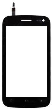 Тачскрин (Сенсорное стекло) для смартфона Fly IQ450 Quattro черный - фото 2