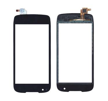 Тачскрин (Сенсорное стекло) для смартфона Fly IQ4405 Quad (EVO Chic 1) черный