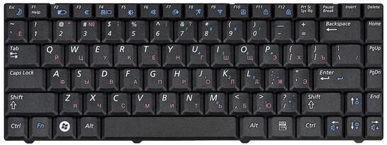 Клавиатура для ноутбука Samsung (R517) Black, RU - фото 2