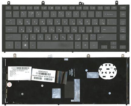 Клавиатура для ноутбука HP ProBook (4320S) Black, (Black Frame) RU Клавиатура для ноутбука HP ProBook (4320S) Black, (Black Frame) RU