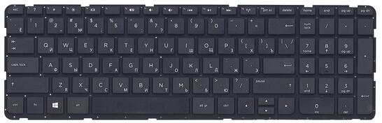 Клавиатура для ноутбука HP 250 G3, 255 G2, 255 G3, Pavilion SleekBook 15-e, 15-e000, 15-e002er, 15-e002sr, 15-e003sr, 15-e004er, 15-d, 15-g, 15-g000, 15-n, 15-n000, 15-r, 15-r000, 15-s000, 15t-e, 15t-n, 15z-e, 15z-n Black, (No Frame) RU - фото 2