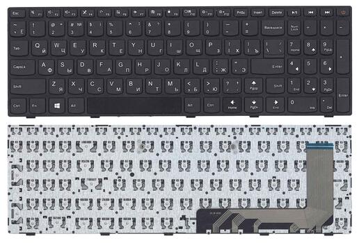 Клавиатура для ноутбука Lenovo IdeaPad (110-15ISK, 110-17ACL) Black (With Frame), RU - фото 6