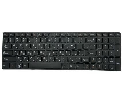 Клавиатура для ноутбука Lenovo IdeaPad G500, G505, G510, G700, G710 , Black, (Black Frame) RU - фото 6