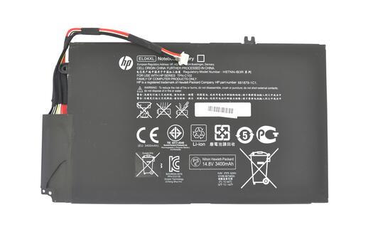 Аккумуляторная батарея для ноутбука HP Compaq HSTNN-IB3R Envy 4-1000 14.8V Black 3400mAh Orig - фото 6